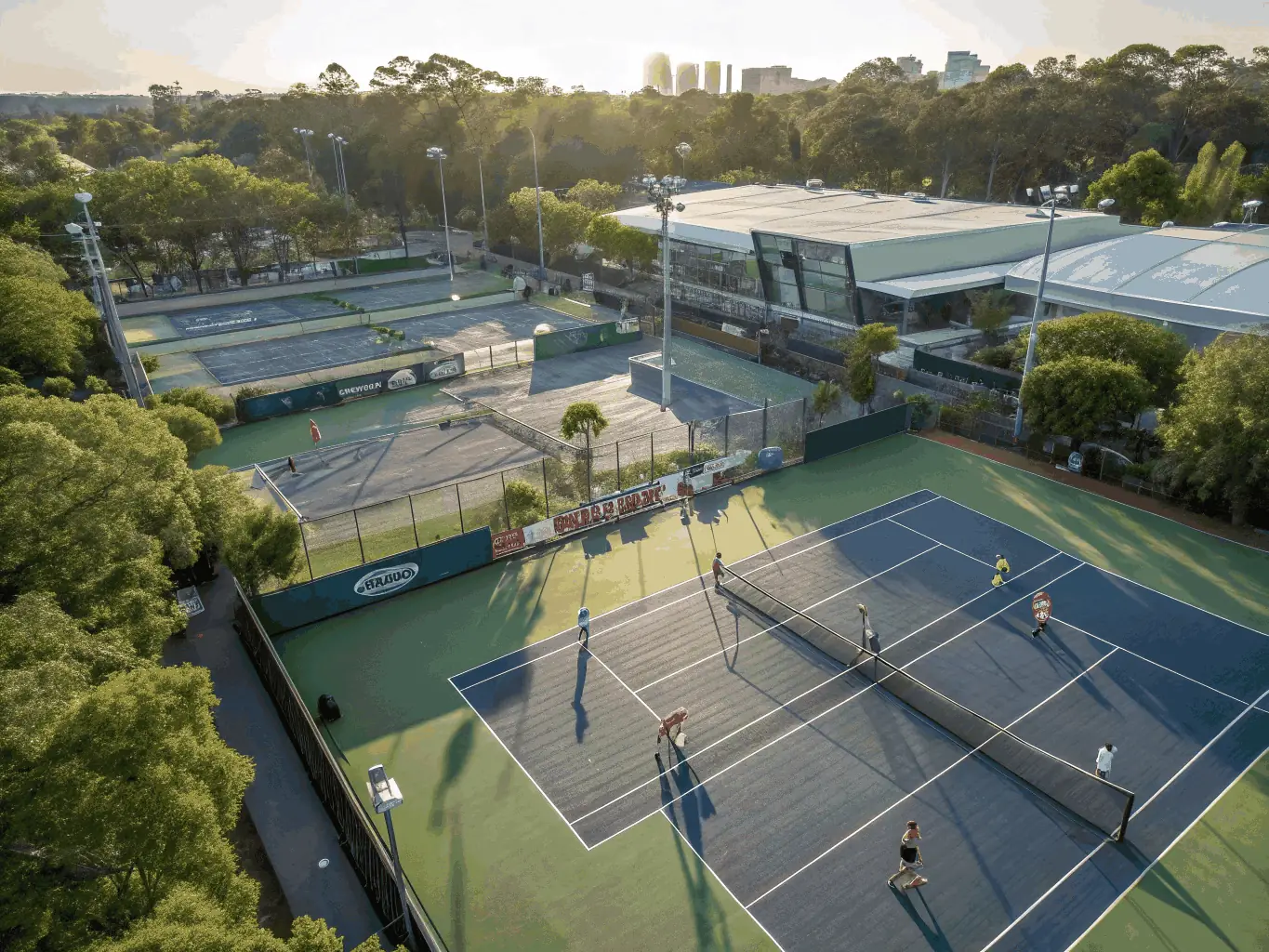 A dynamic image of a community tennis tournament at TENNIS CLUB UZERCHOIS, highlighting camaraderie, competition, and local engagement.
